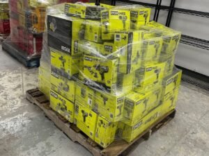 150-Unit Ryobi Tools Liquidation Pallet — Bulk Wholesale Profit