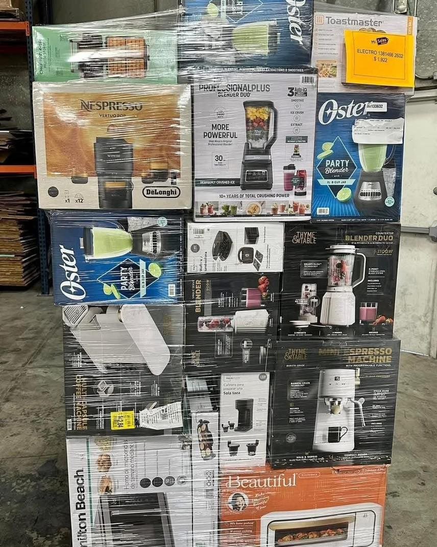 200-Unit Wholesale Kitchen Appliance Pallet | Buy Bulk & Profit