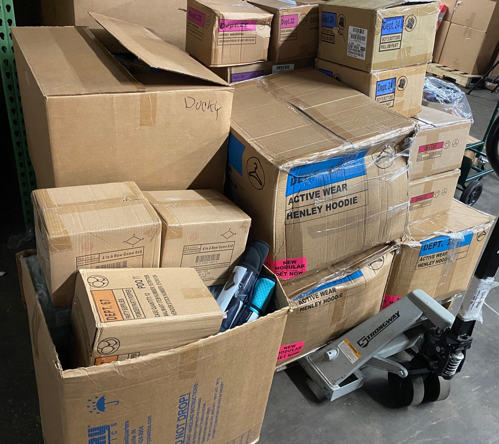 570-Piece Mixed Merchandise Pallet – Wholesale Resale Lot
