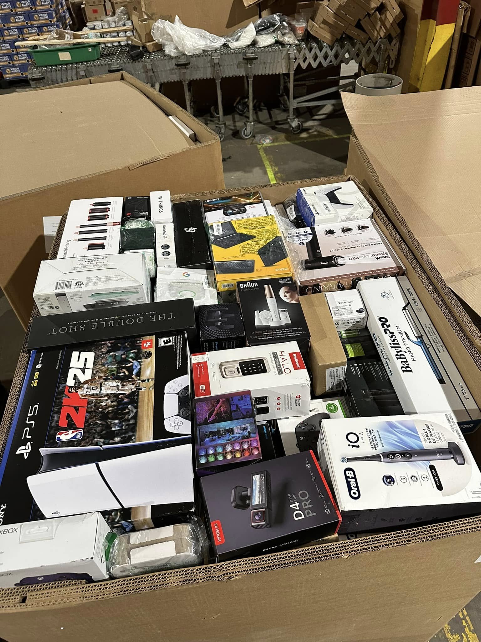 Buy 1 Amazon High-End Electronics Truckload: 26 Premium Tech Pallets