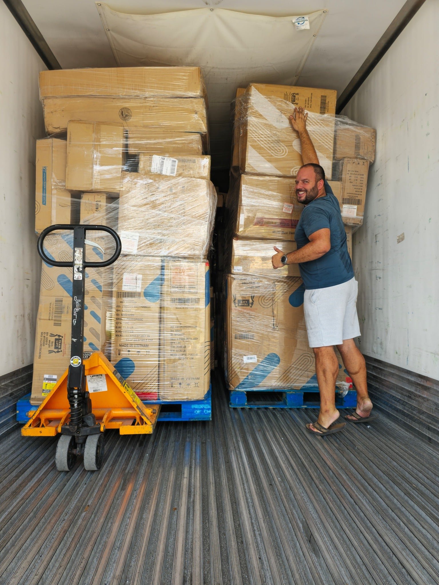 Furniwell Furniture Truckload Bin — Wholesale Resale Load