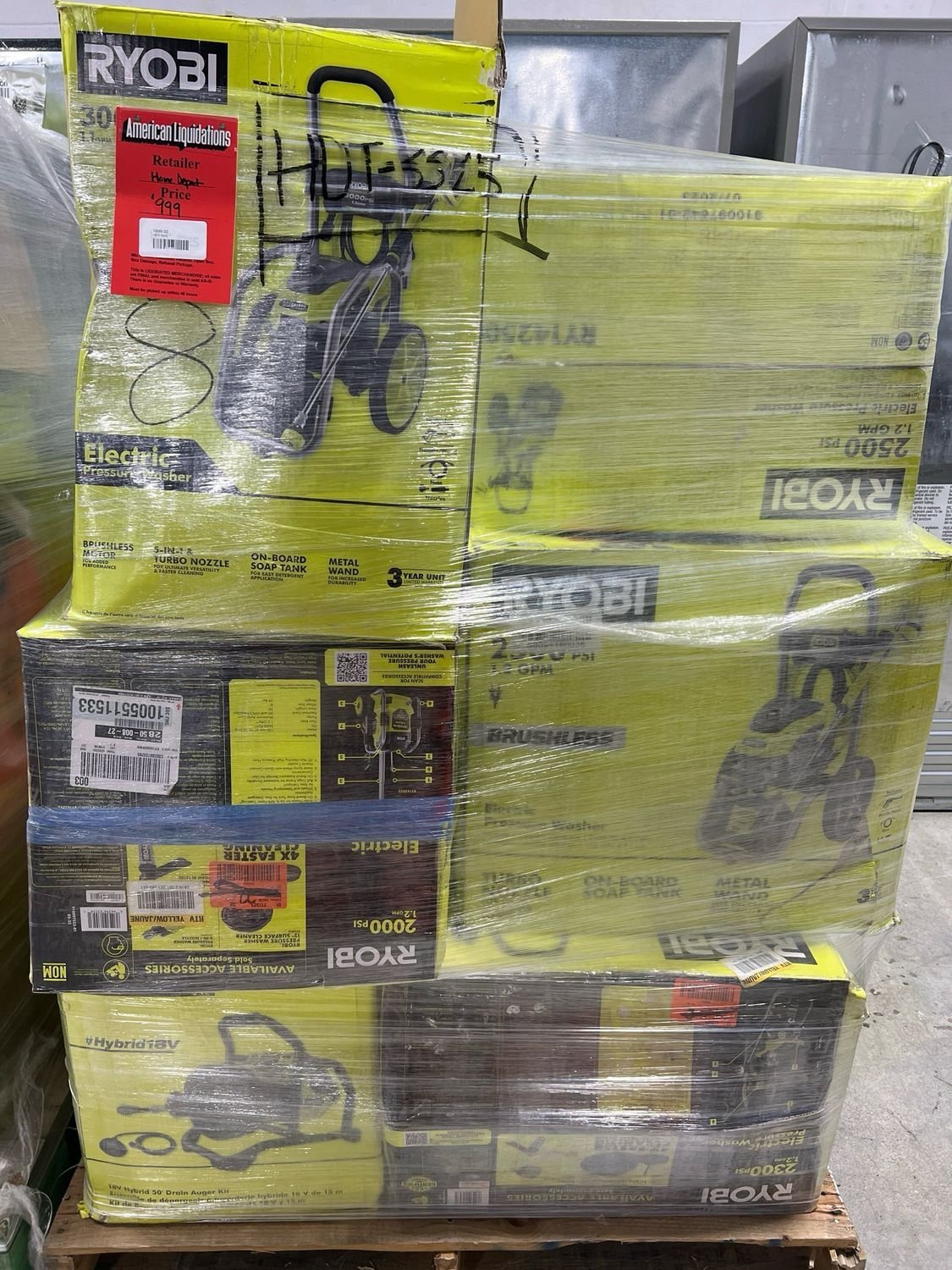 Home Depot Power Tool Pallet 6 — 250+ Tools Wholesale at $99