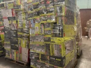 Ryobi Tools Truckload: 24-Pallet Wholesale Load, $45,000 Free Ship