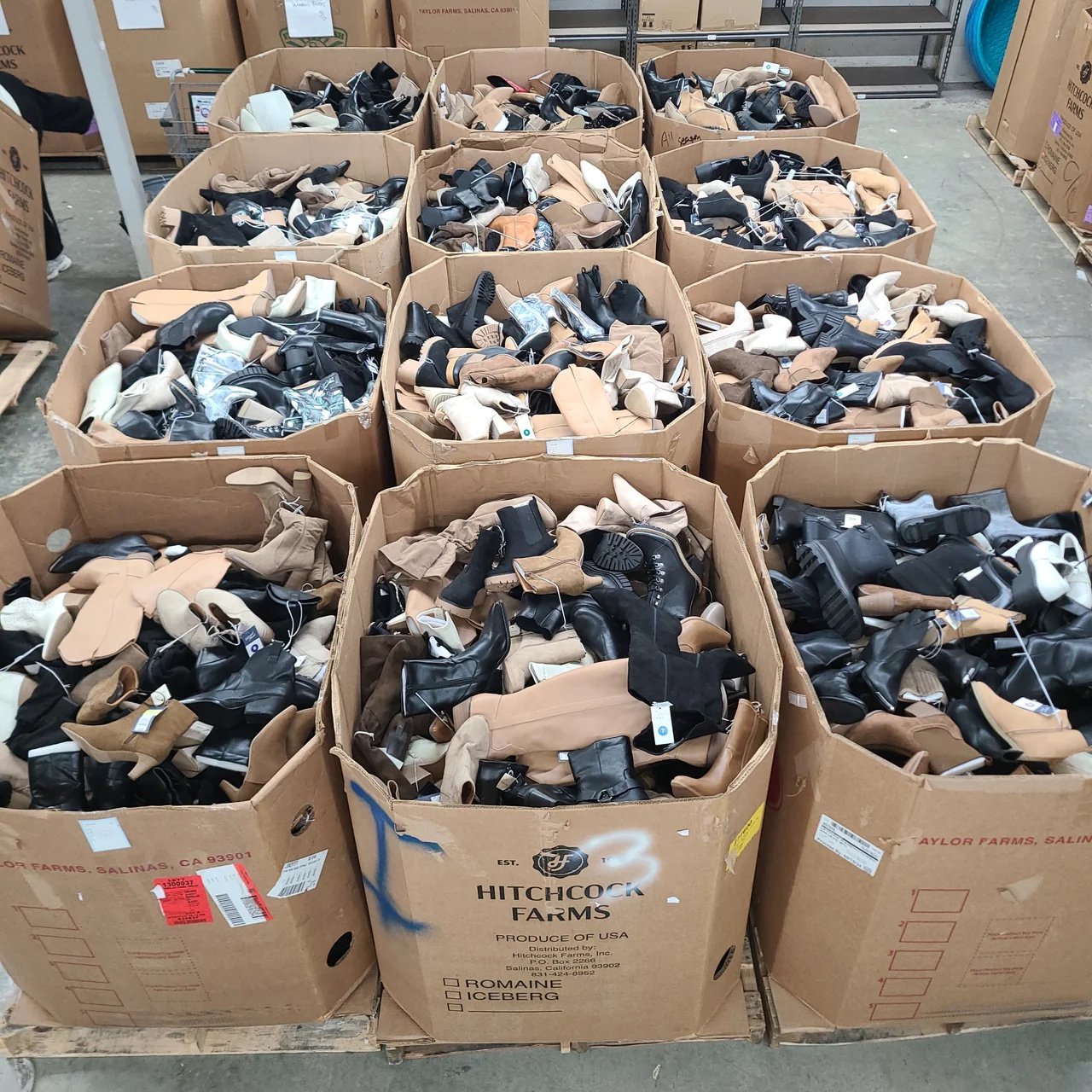 Target Womens Boots Truckload — 5,000 Pairs at Wholesale $1.70/Pair